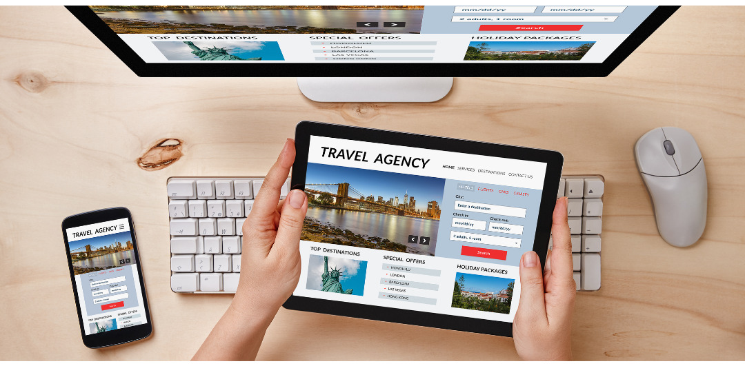 web site for travel agencies